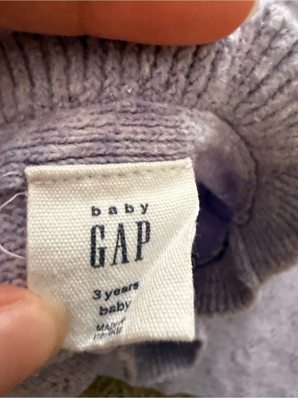 GAP Lavender Eyelet Knit Kids Set